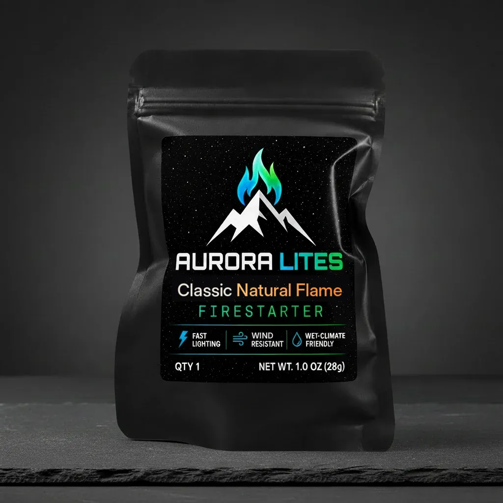 Aurora Lites Classic natural-flame fire starter
