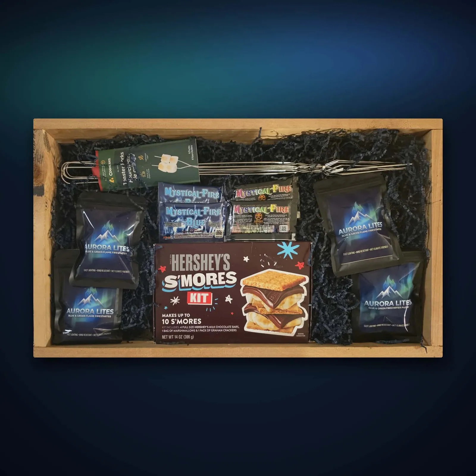 Glow & Toast S'mores Crate gift set